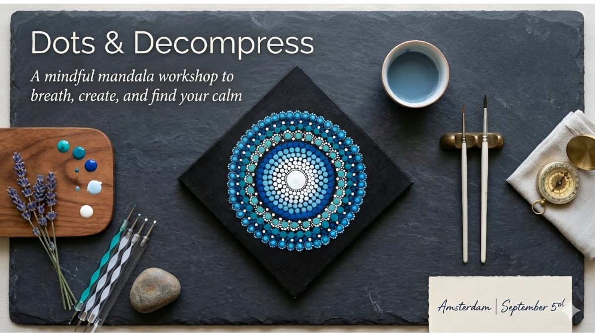 Decompress + Recenter with Art: A Mindful Mandala Workshop to Breathe, Create, and Find Your Calm - Image 1